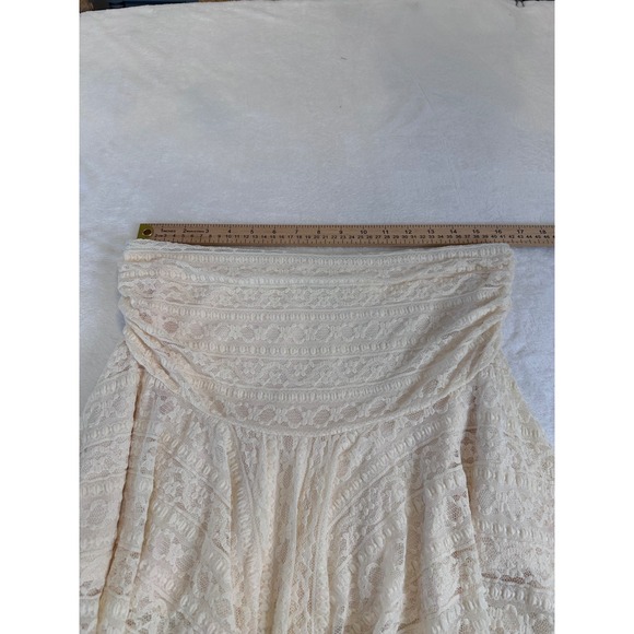 Fairycore Princess Polly Lifas Lace mini skirt cream size 12 - Picture 4 of 8